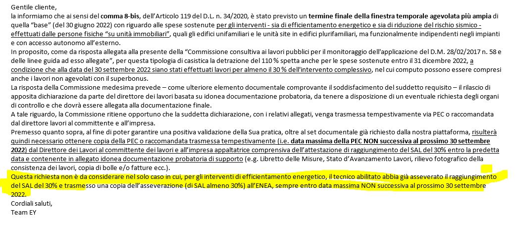 lettere EY